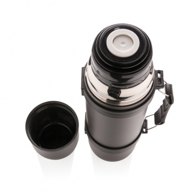 Logo trade promotional merchandise picture of: Vacuum flask with 2 cups