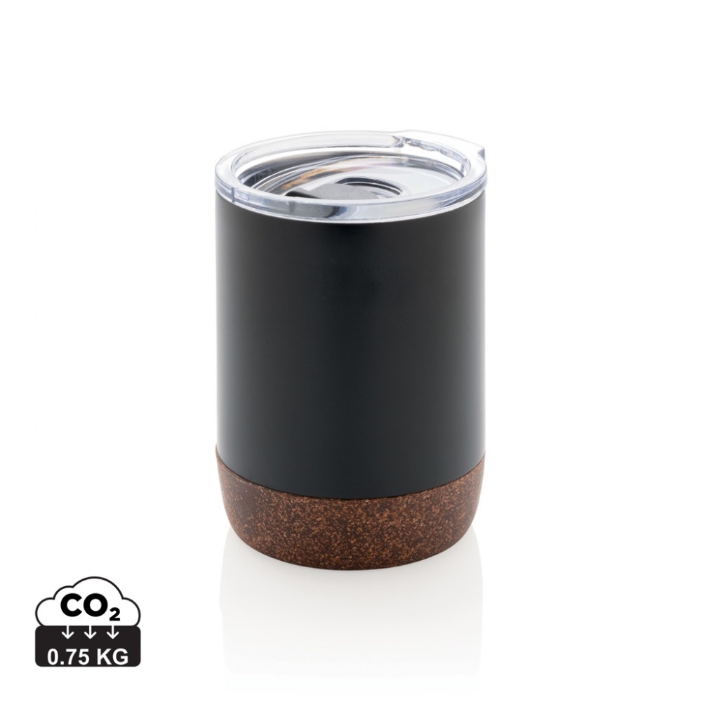 Logo trade promotional items picture of: RCS Re-steel cork small vacuum coffee mug