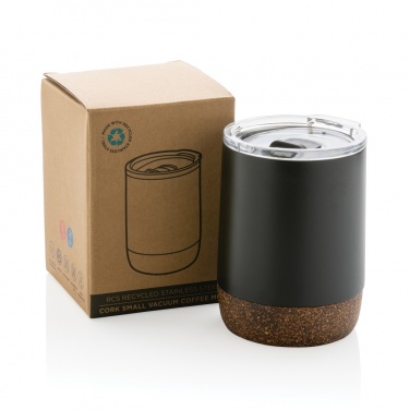 Logotrade corporate gift picture of: RCS Re-steel cork small vacuum coffee mug