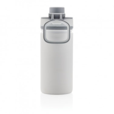 Logo trade promotional merchandise image of: Vacuum stainless steel bottle with sports lid 550ml