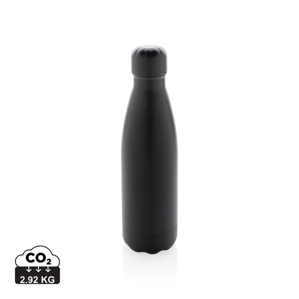 Logo trade advertising products image of: Solid colour vacuum stainless steel bottle 500 ml