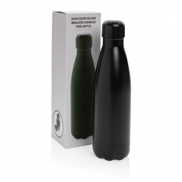 Logotrade promotional item picture of: Solid colour vacuum stainless steel bottle 500 ml