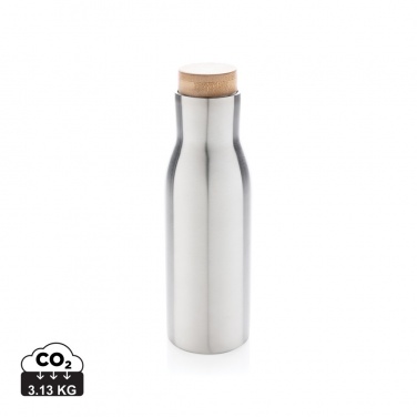 Logo trade business gifts image of: Clima leakproof vacuum bottle with steel lid