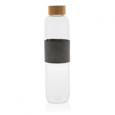 Logotrade promotional merchandise image of: Impact borosilicate glass bottle with bamboo lid