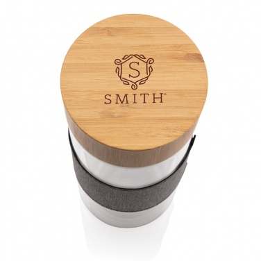 Logotrade advertising products photo of: Impact double wall borosilicate glass bottle