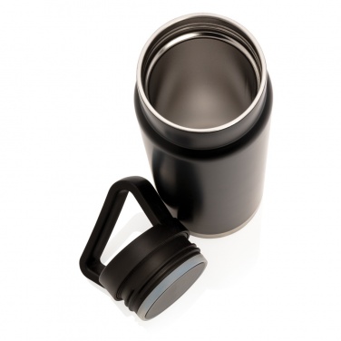 Logo trade business gifts image of: Leakproof vacuum on-the-go bottle with handle