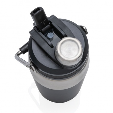 Logo trade promotional merchandise picture of: Vacuum stainless steel dual function lid bottle 500ml