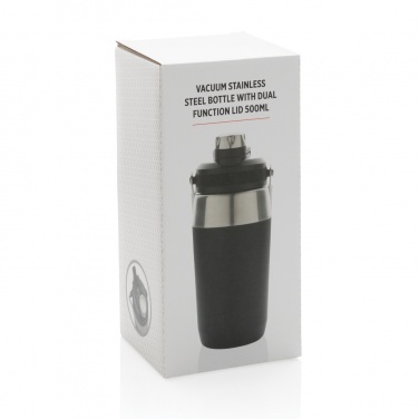 Logotrade promotional product picture of: Vacuum stainless steel dual function lid bottle 500ml