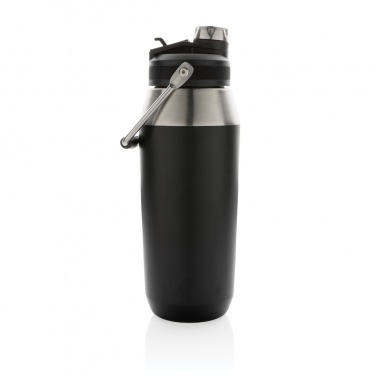 Logotrade promotional giveaway image of: Vacuum stainless steel dual function lid bottle 1L
