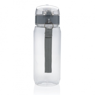 Logo trade promotional giveaways image of: Yide RCS Recycled PET leakproof lockable waterbottle 600ml