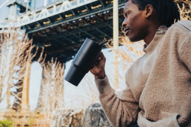 Logotrade promotional item image of: Embrace deluxe RCS recycled stainless steel tumbler 900ml