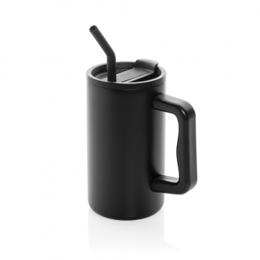 Logo trade promotional gifts picture of: Cube RCS certified recycled steel mug 800ml