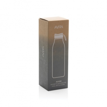 Logo trade corporate gifts picture of: Avira Avior RCS Re-steel bottle 500 ML