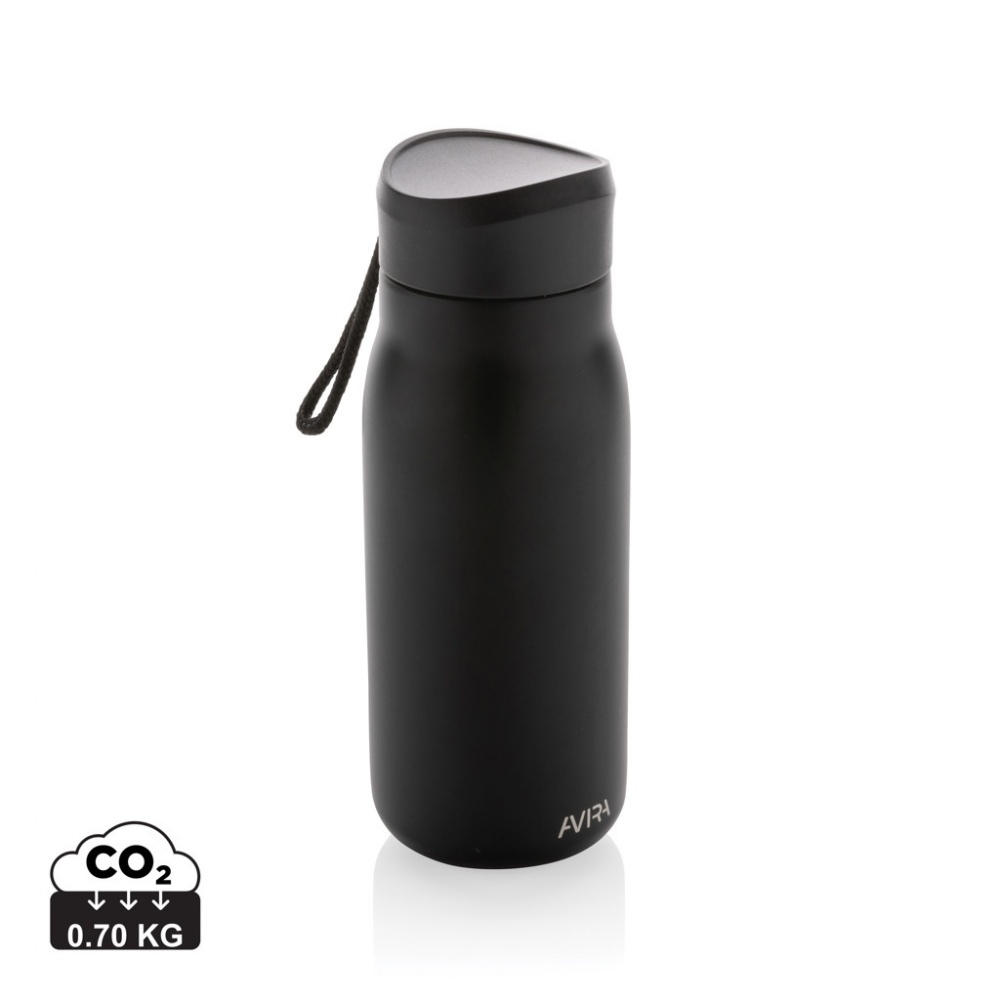 Logo trade promotional merchandise image of: Avira Ain RCS Re-steel 150ML mini travel bottle