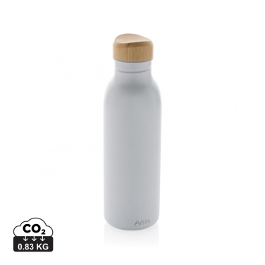 Logo trade promotional giveaways image of: Avira Alcor RCS Re-steel single wall water bottle 600 ML