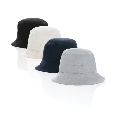 Logo trade promotional giveaways image of: Impact Aware™ 285 gsm rcanvas one size bucket hat undyed
