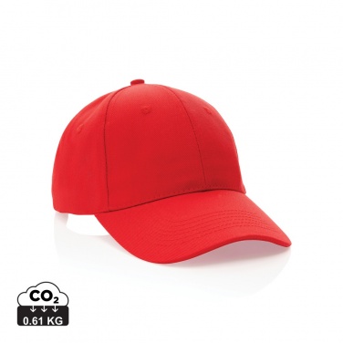 Logotrade promotional item image of: Impact 6 panel 280gr Recycled cotton cap with AWARE™ tracer
