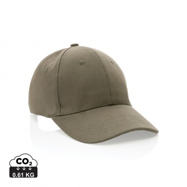 Logo trade promotional product photo of: Impact 6 panel 280gr Recycled cotton cap with AWARE™ tracer