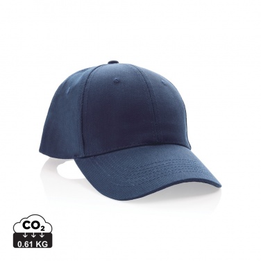 Logo trade advertising product photo of: Impact 6 panel 280gr Recycled cotton cap with AWARE™ tracer