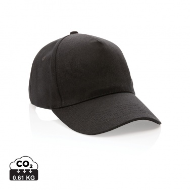 Logo trade promotional gift photo of: Impact 5panel 280gr Recycled cotton cap with AWARE™ tracer