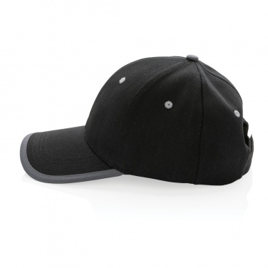 Logotrade promotional products photo of: Impact AWARE™ Brushed rcotton 6 panel contrast cap 280gr