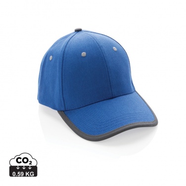Logo trade promotional products image of: Impact AWARE™ Brushed rcotton 6 panel contrast cap 280gr