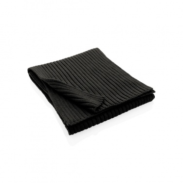 Logotrade promotional merchandise picture of: Impact AWARE™ Polylana® knitted scarf 180 x 25cm