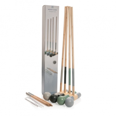 Logo trade corporate gift photo of: Wooden croquet set