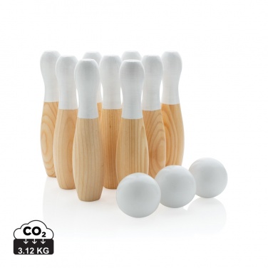 Logotrade promotional item picture of: Wooden skittles set