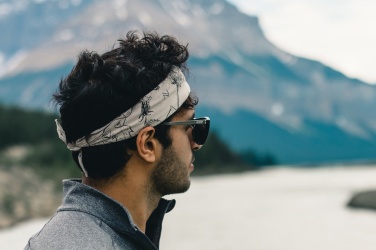 Logo trade promotional gifts picture of: Swiss Peak RCS rplastic polarised sunglasses