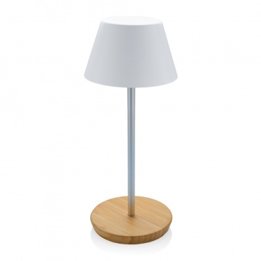 Logotrade promotional item image of: Pure Glow RCS usb-rechargeable recycled plastic table lamp