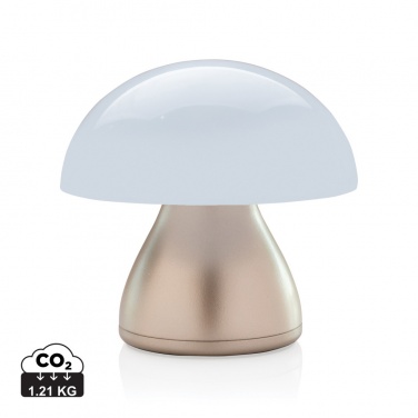 Logo trade business gift photo of: Luming RCS recycled plastic USB re-chargeable table lamp