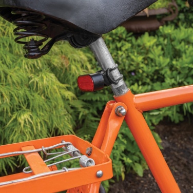 Logo trade promotional products picture of: Lumino RCS recycled plastic USB re-chargeable bike light set