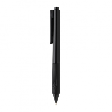 Logo trade promotional items image of: X9 solid pen with silicone grip