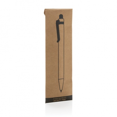 Logotrade promotional product image of: Pynn bamboo infinity pen