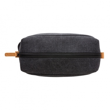 Logotrade promotional gift picture of: Canvas toiletry bag PVC free