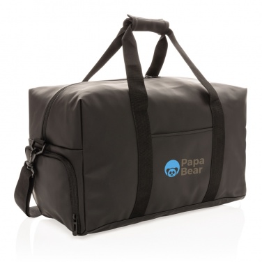 Logo trade business gifts image of: Smooth PU weekend duffle