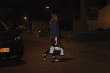 Logo trade advertising products picture of: AWARE™ RPET Reflective weekend bag