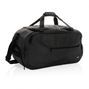 Logo trade corporate gifts picture of: Swiss Peak AWARE™ RPET sports duffel bag