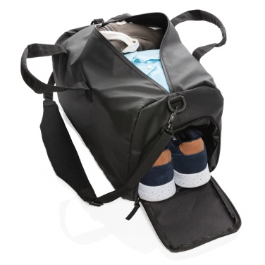 Logotrade advertising products photo of: Fashion black weekend bag PVC free