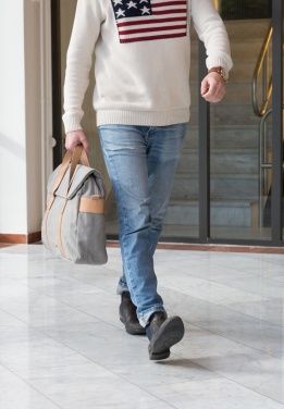 Logo trade corporate gifts picture of: Canvas laptop bag PVC free