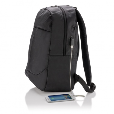 Logo trade promotional product photo of: Power USB laptop backpack