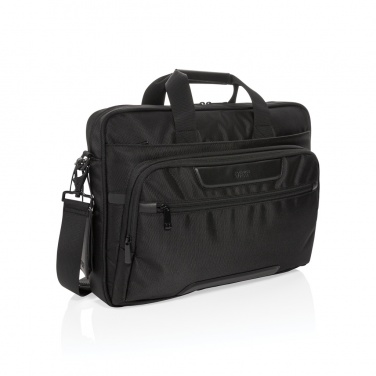 Logotrade corporate gift picture of: Swiss Peak RPET Voyager RFID 15.6" laptop bag
