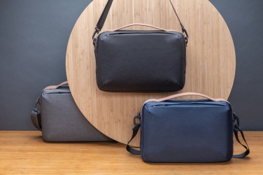 Logo trade promotional gifts image of: Impact AWARE™ 300D two tone deluxe 15.6" laptop bag