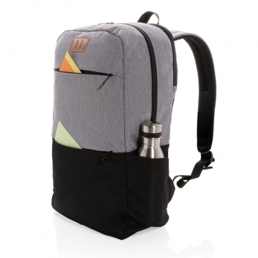 Logo trade promotional products picture of: Modern 15.6" USB & RFID laptop backpack PVC free