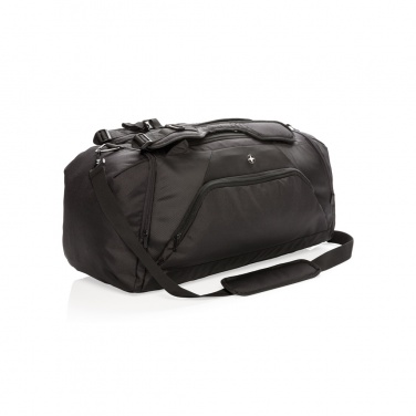 Logotrade promotional gift image of: Swiss Peak RFID sports duffel & backpack