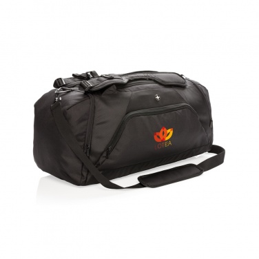 Logotrade promotional item picture of: Swiss Peak RFID sports duffel & backpack