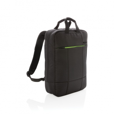 Logo trade promotional giveaways picture of: Soho business RPET 15.6" laptop backpack PVC free