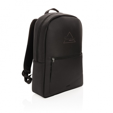 Logotrade promotional gift image of: Swiss Peak deluxe PU laptop backpack PVC free