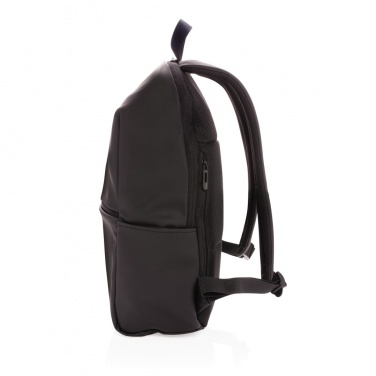 Logo trade promotional gift photo of: Smooth PU 15.6"laptop backpack